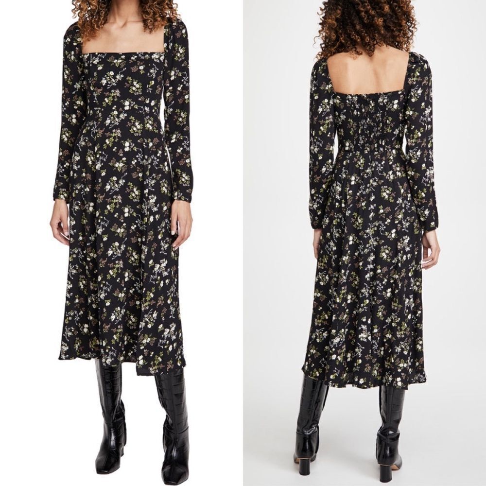 Reformation Sigmund Dress in Lindy
